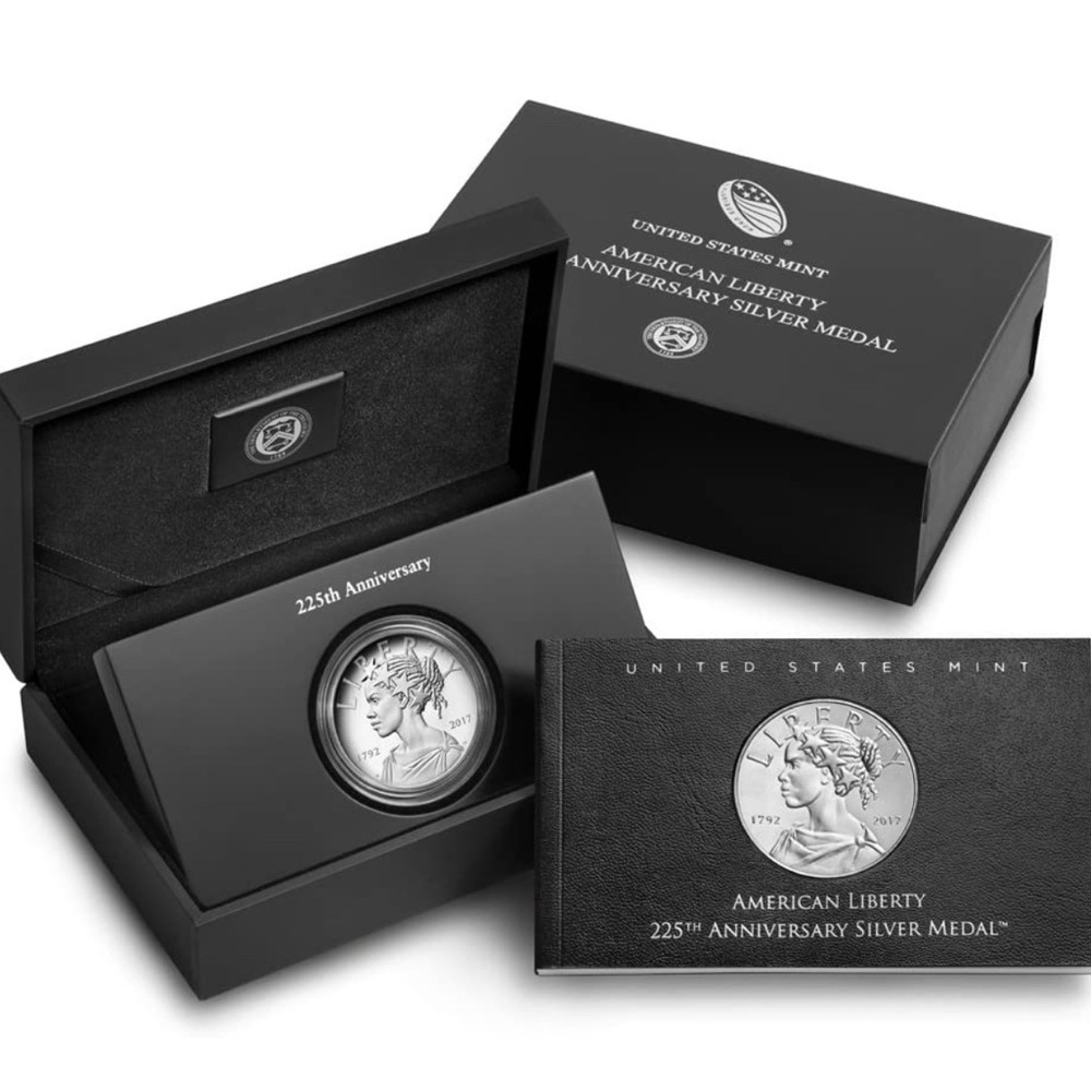 2017 P Liberty Silver Medal 225th Anniversary American Medal Coin